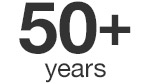 50+ years